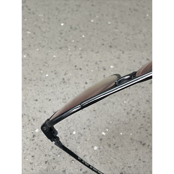 Marchon Japan MOD-CFG-18 COL.10 57-13-135 Black Aviator Eyeglasses Frames ONLY - Picture 11 of 11